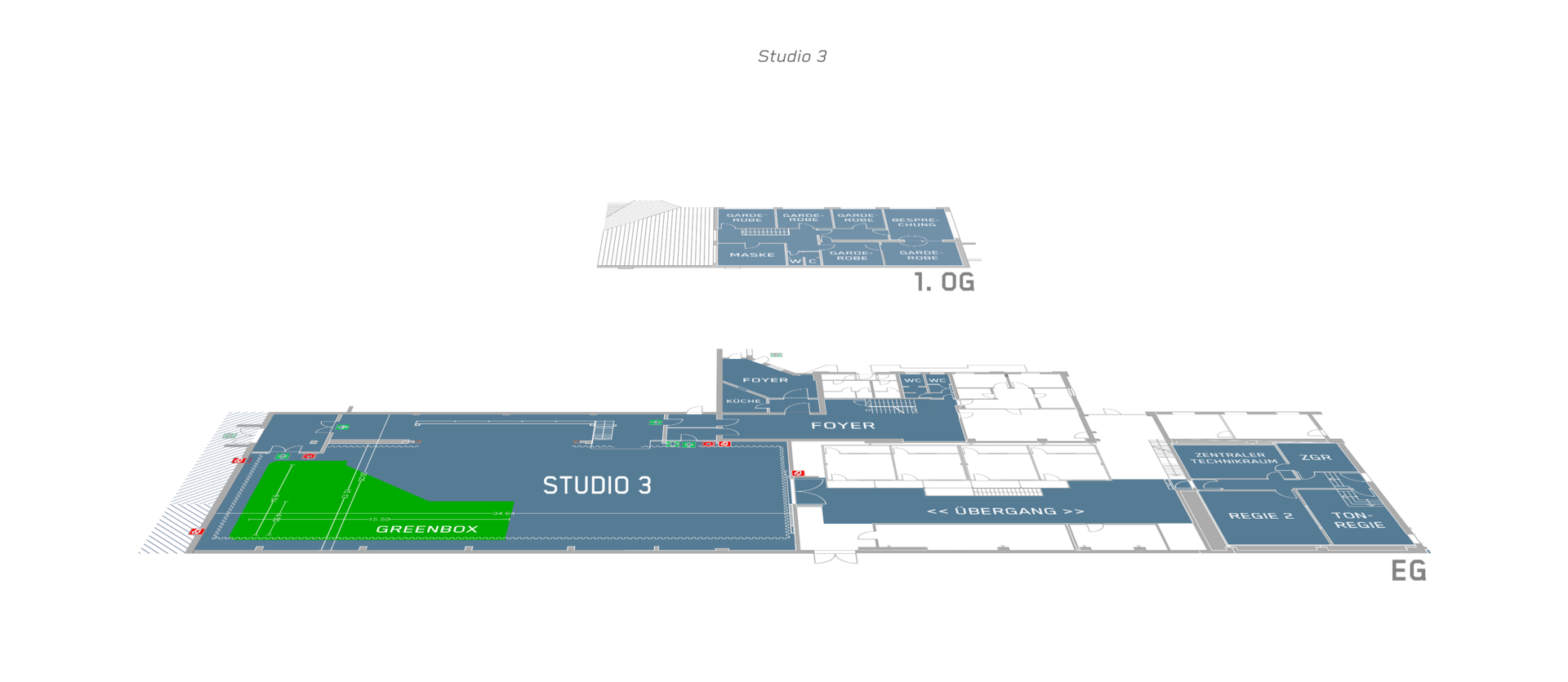 [Translate to Englisch:] Studioplan Studio 3