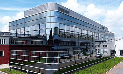 Office-Gebäude der Plazamedia GmbH in München